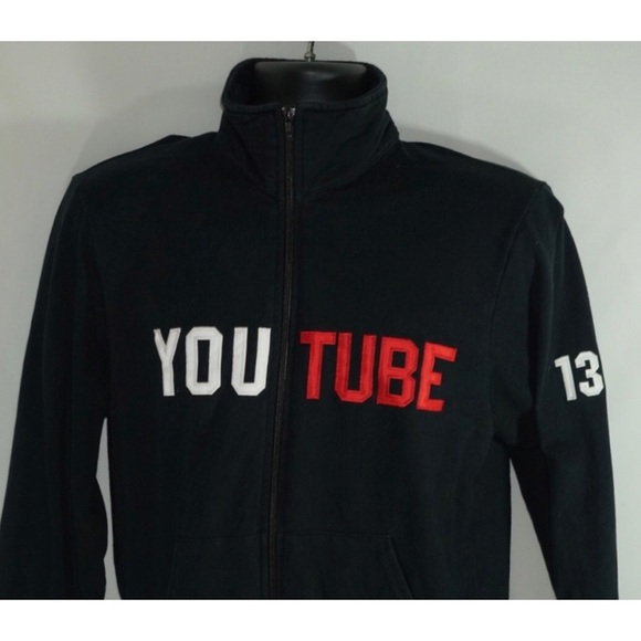 You Tube 13 Full Zip Stitched Sweatshirt M - Picture 2 of 7